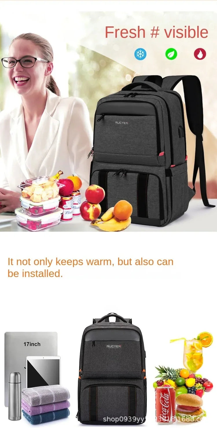 2024 New Backpack for Girls High School and College Students School Bags, Water-Repellent Lunch Bags, Insulated Bags, Lunch Bags