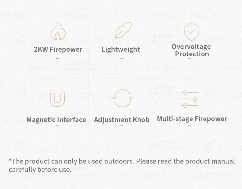 Naturehike Camping MINI Cassette Furnace Gas Stove Strong Firepower 2000W Outdoor Grill Stove Portable BBQ Burner Cooking Tool