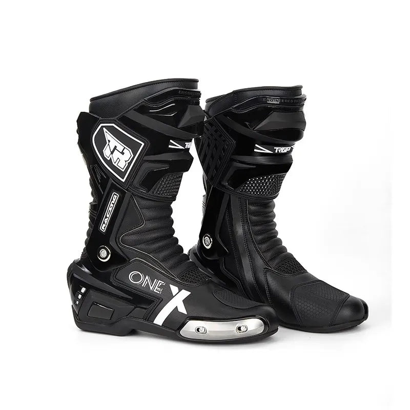 Tiger T1 Motorcycle Riding Shoes Long Protective Riding Boots Racing Shoes All Seasons Wear-resistant Anti Slip Motorcycle Boots