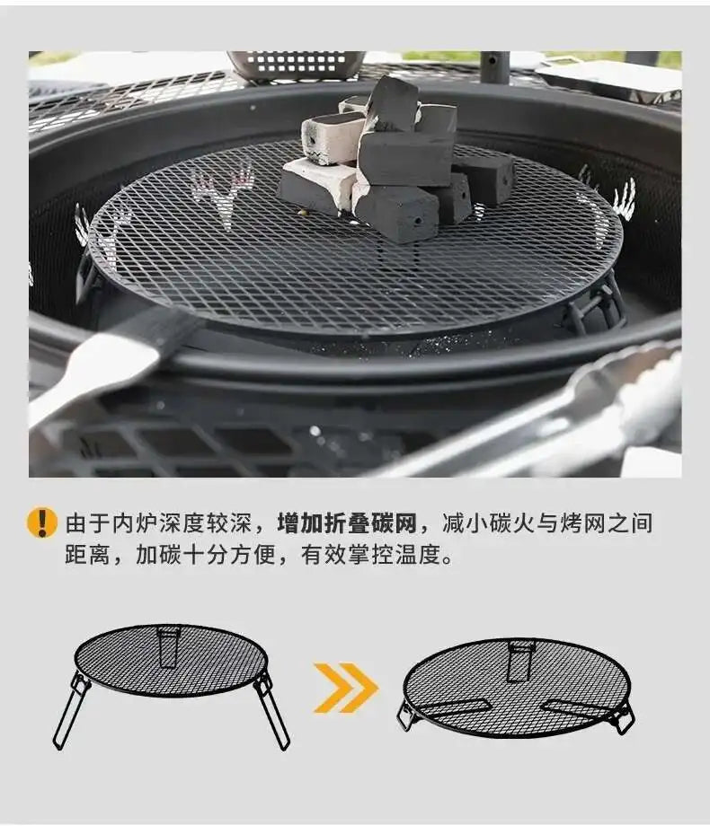 CX010AJ Modern High Quality Barbecue grill, household wood heater, patio, villa campfire, fireplace table, charcoal brazier