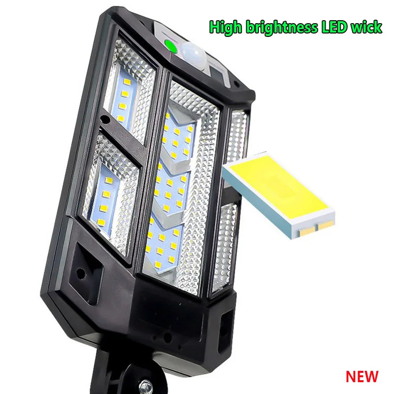 10000 Lumen powerful Solar Led Light Outdoor Solar Lamp of Motion Sensor 4Mode Waterproof Solar Garden Light Street Yard Lantern