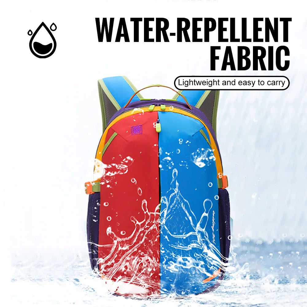 WRELS Outdoor Backpack Lightweight Breathable Schoolbag Waterproof Multi-role Backpack Large Capacity Outdoor Climb Hiking Bag