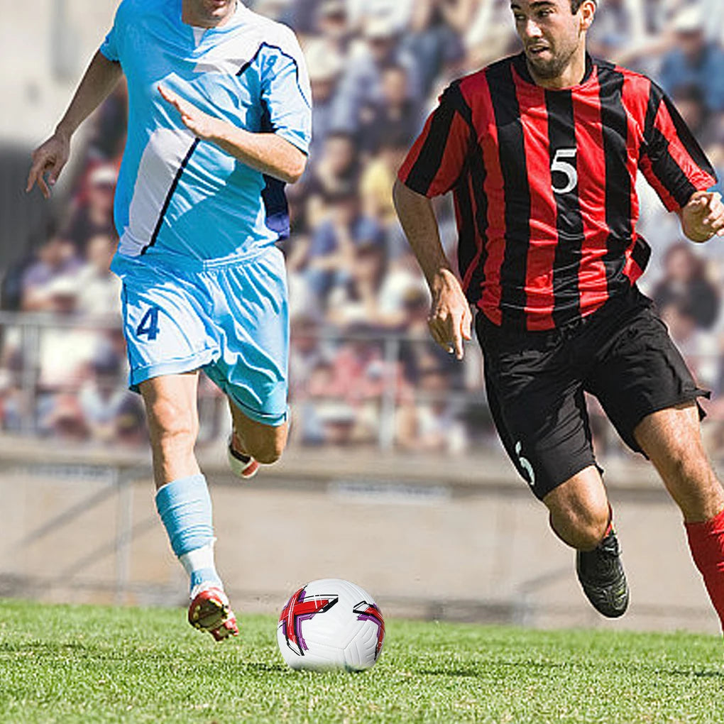 High Quality Soccer Ball PU Material Soccer Balls Official Size 5 Seamless Wearproof Anti-slip Team Training Footy Ball