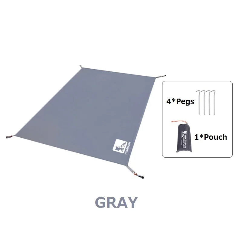 Waterproof Camping Tarp Multifunctional Tent Ground Sheet Ultralight Durable Beach Picnic Mat Multifunctional Canopy Shade Sail