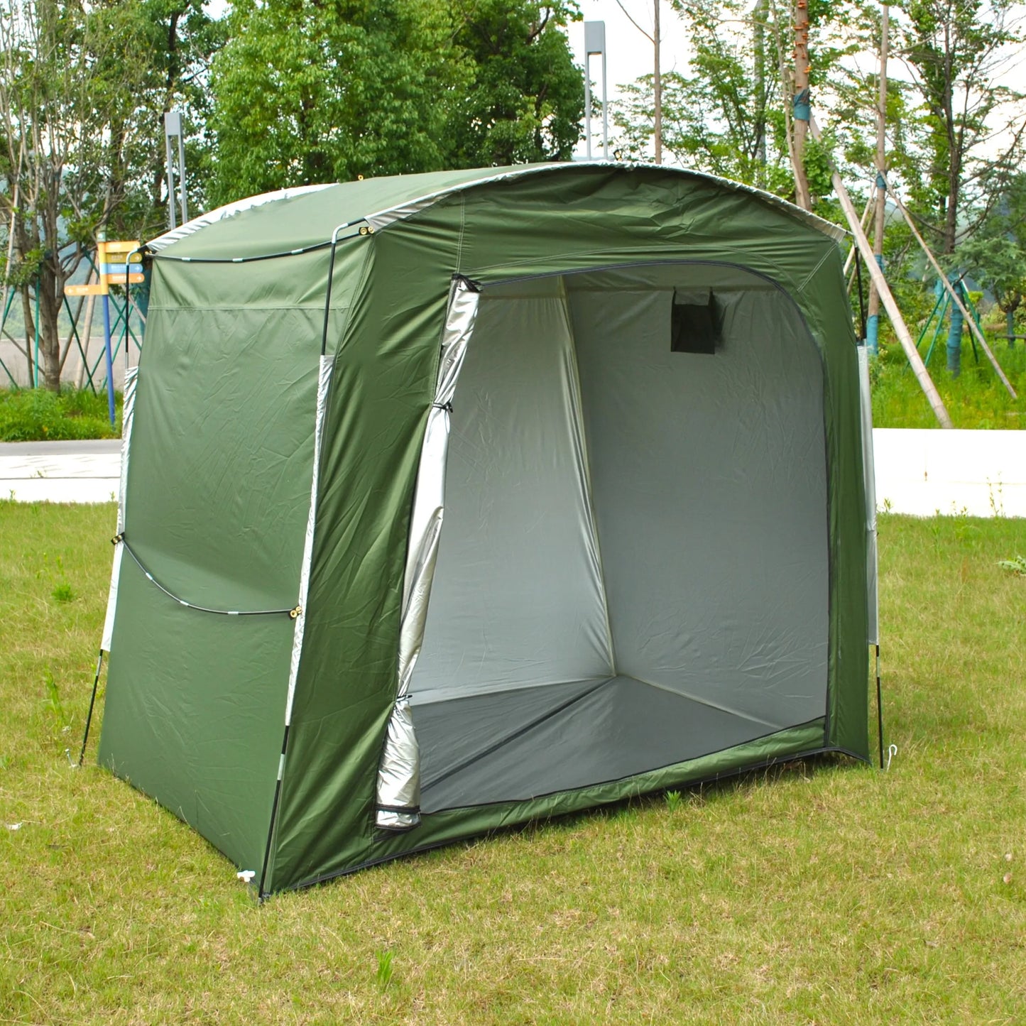 Bike Storage Shed Tent, Oversized Storage Tent for 4 Bikes, Garage/Garden Storage Tent, Waterproof Anti-uv Outdoor Bicycle Cover