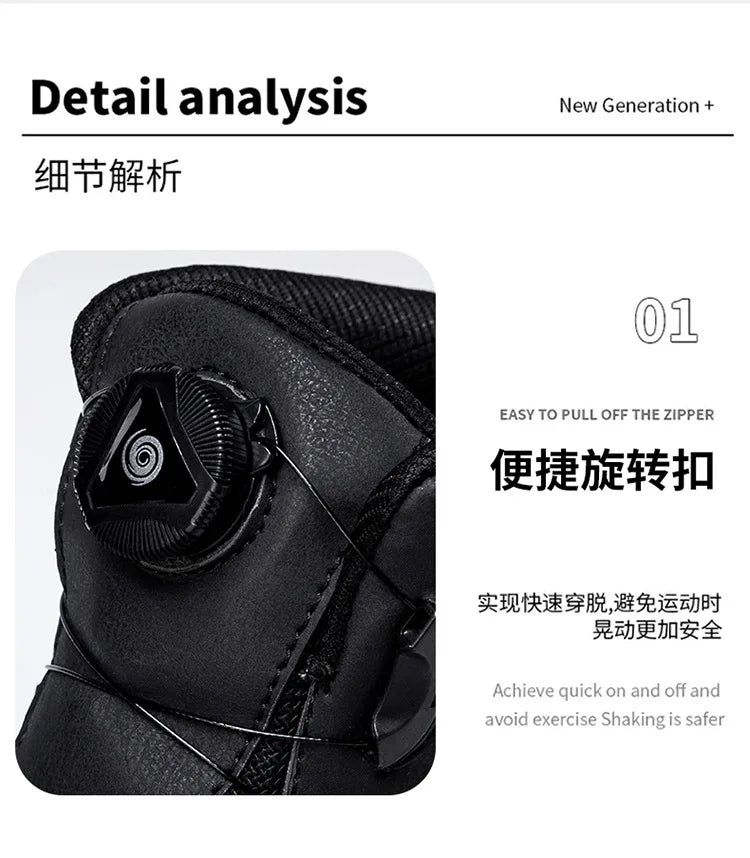 Large Size Motorcycle Boots Outdoor Riding Racing Shoes Anti-fall Wear-resistant Motorcycle Shoes Motorcycle Travel Equipment