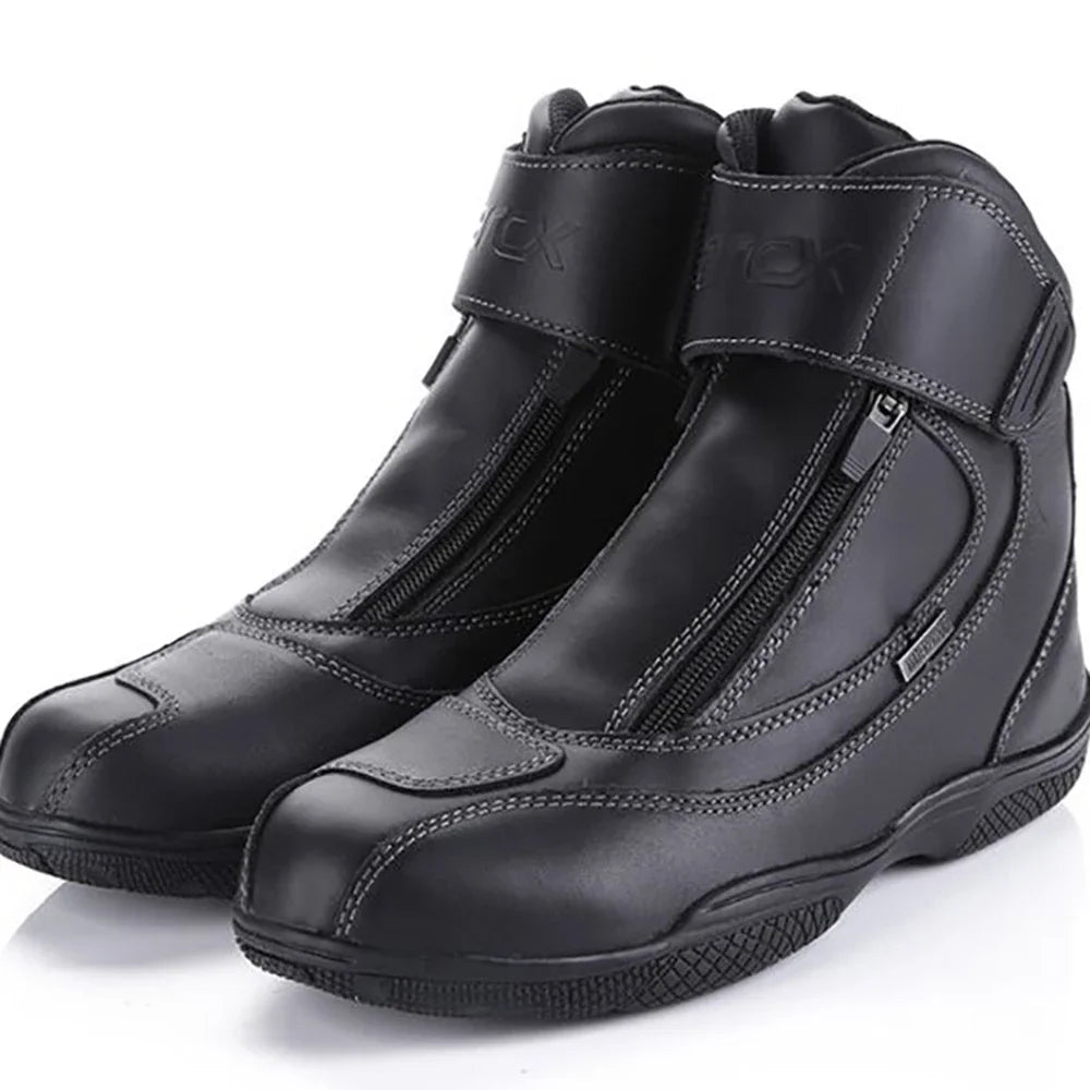 ARCX Waterproof Cow Leather Motorcycle Boots for Men Racing Riding Motorbike Shoes Protective Gear Durable Safety Footwear