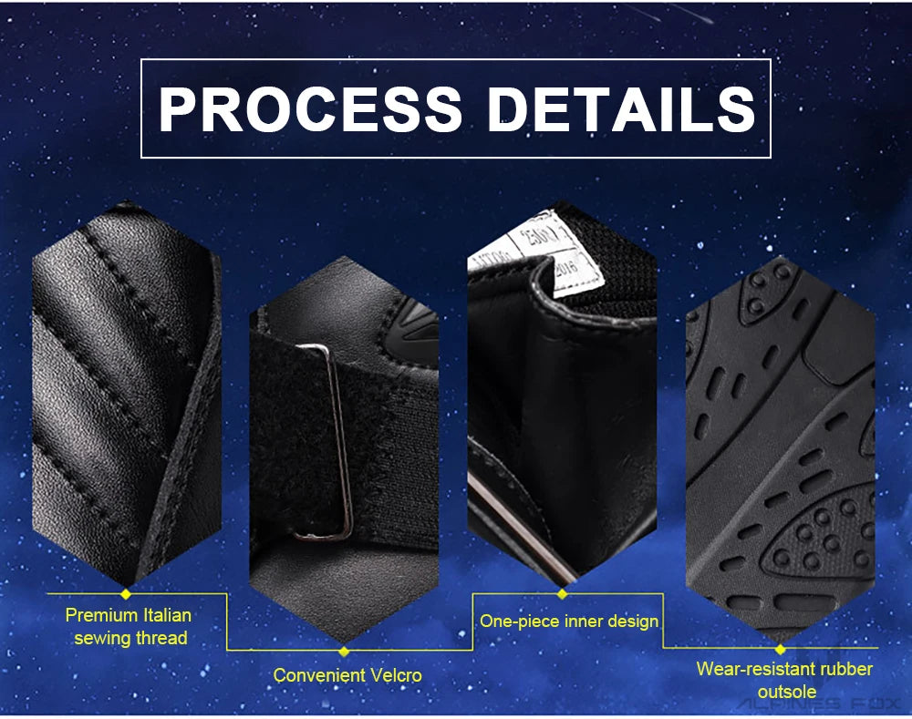 Retro Motorcycle Boots Leather Motorbike Anti-collision Foot Ankle Protective Shoes Moto Riding Short Boot Men