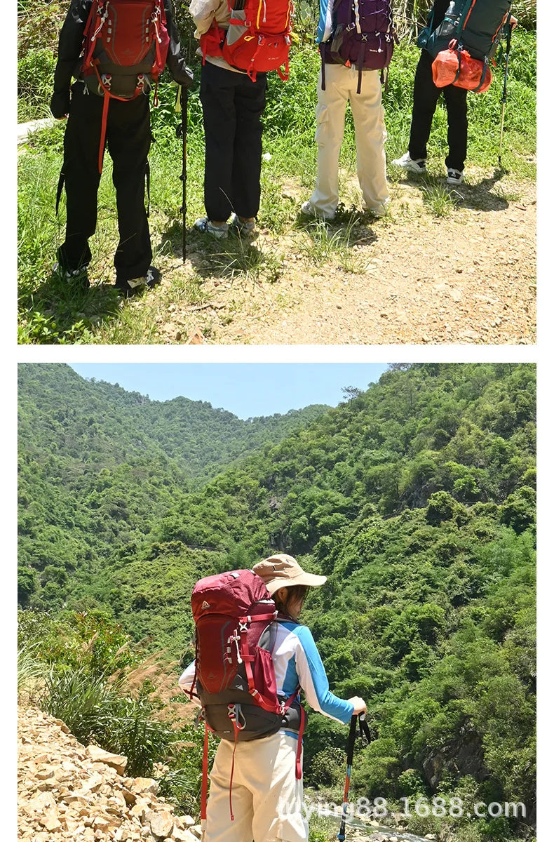 40L Ultralight Hiking Backpack for Men & Women Multi-Purpose Travel Pack | Large Capacity Trekking Camping Climbing Outdoor Gear