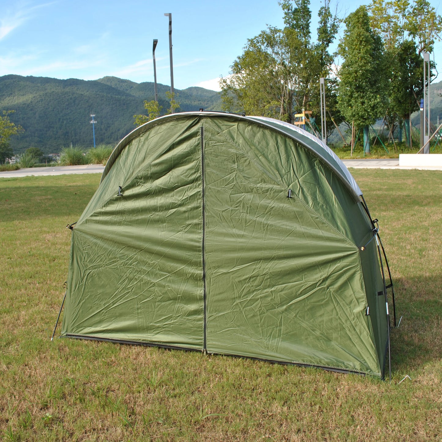 4-in-1 Camping Cot Tent, Backpacking 1 Person Camping Tent, Tent Cot Folding Off the Ground Tent,Fishing Tent,Excluding bed