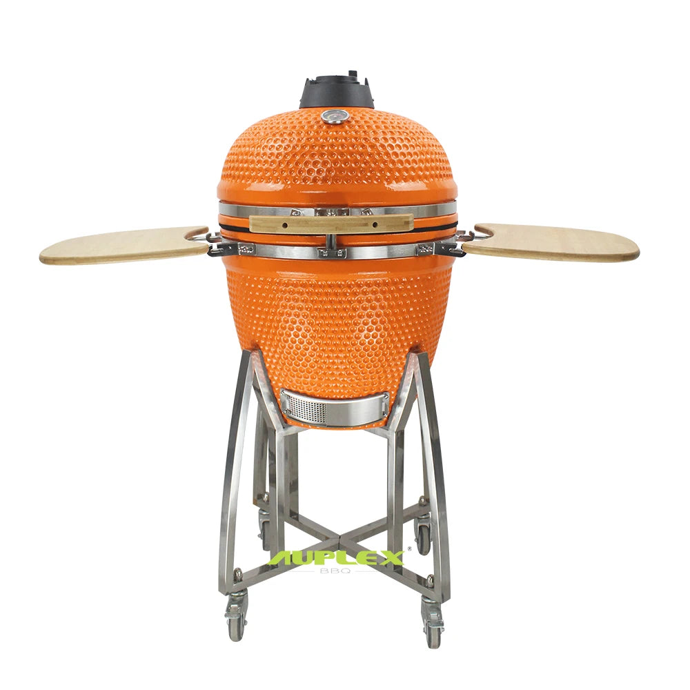 Auplex Wholesale Barbeque Asador Portable Charcoal 21-Inch Kamado Ceramic Grills BBQ