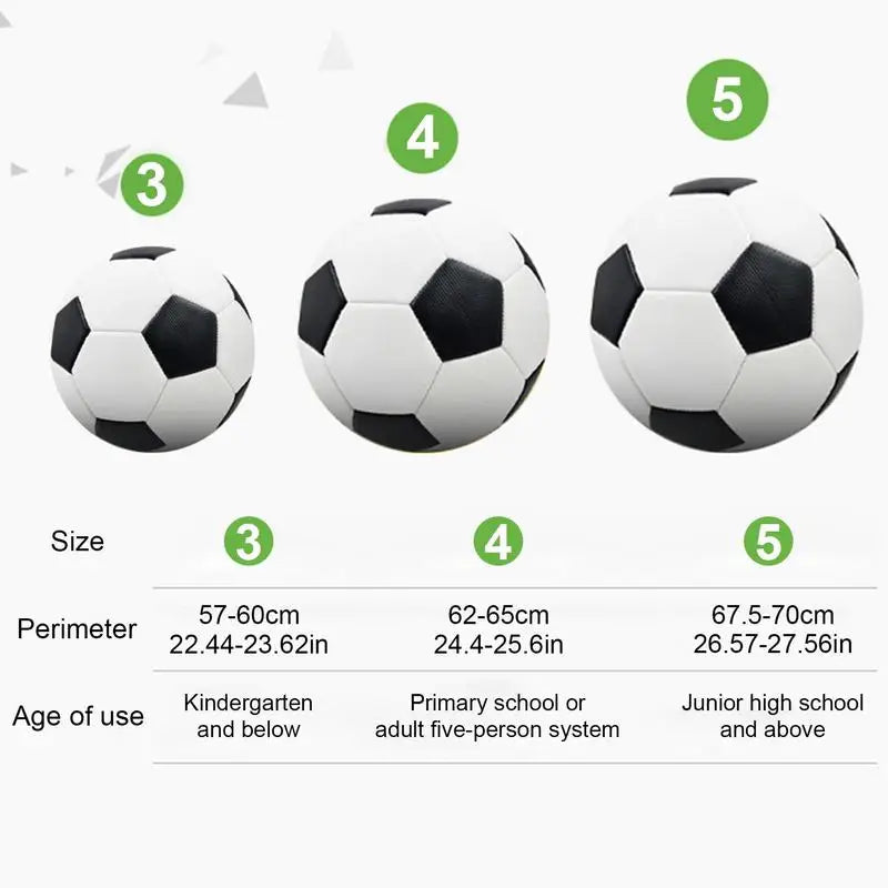 Kids Football Soccer Training Ball Kids Children Students Football Soccer Ball Sports Equipment Accessories Size 3/4/5