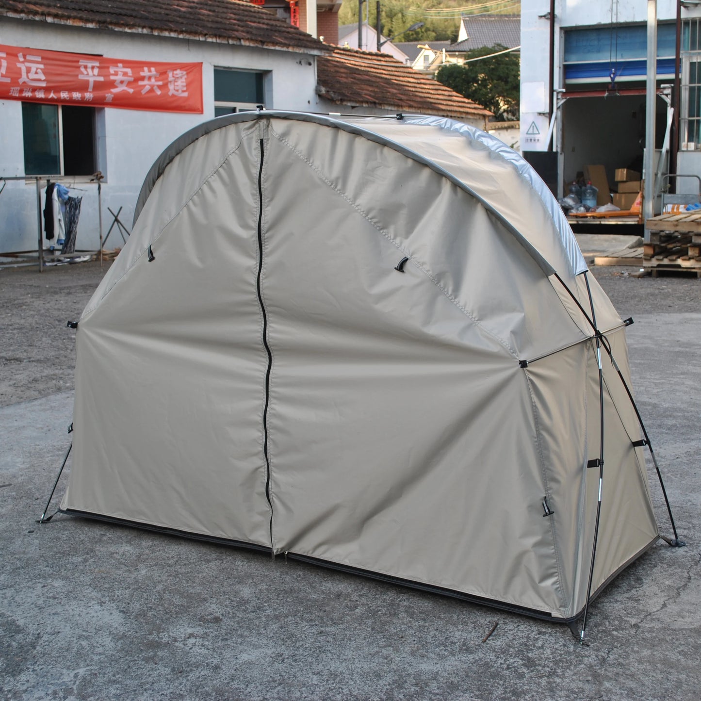 Durable Cot Tent for Camping, Light Weight, Backpacking Tent, Solo, 4000mm Camping Cot Package Not Include
