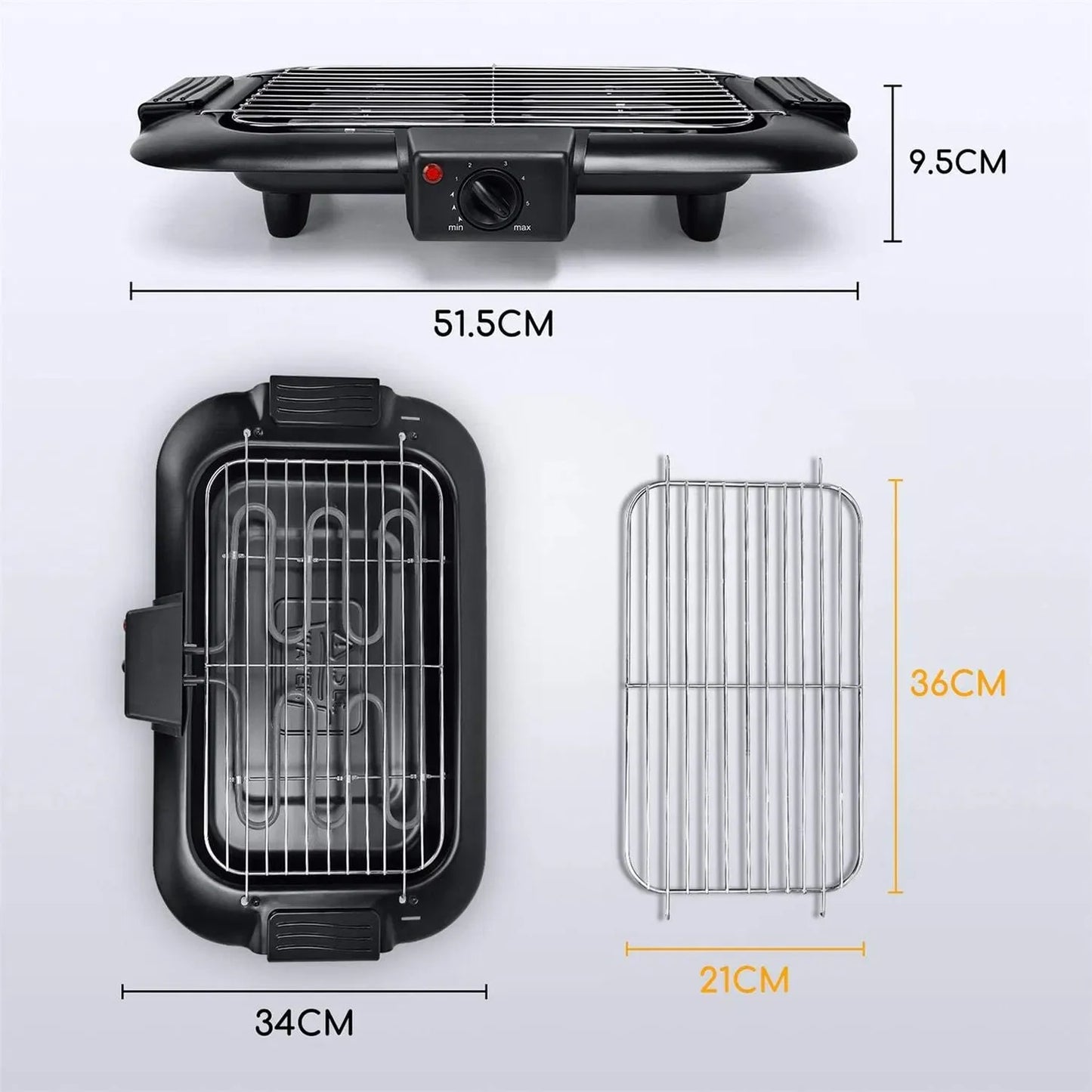 High Performance Electric Smoker BBQ Grill Commercial Electric Barbeque Grill Machine