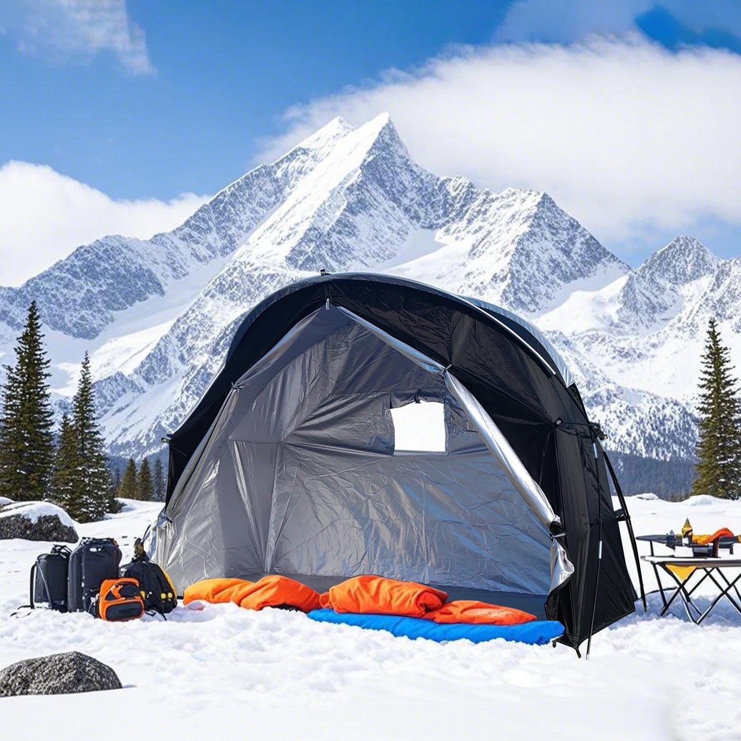 Durable Outdoor Sketching Tent for Backpacking,CZX-725 1 Person Tent Not Include Cot,1 Person Tent,Ground Tent,Practice Tent