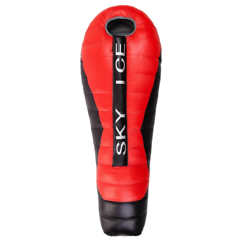 Lightweight Goose Down Double Sleeping Bag Adult Outdoor AllSeason Camping