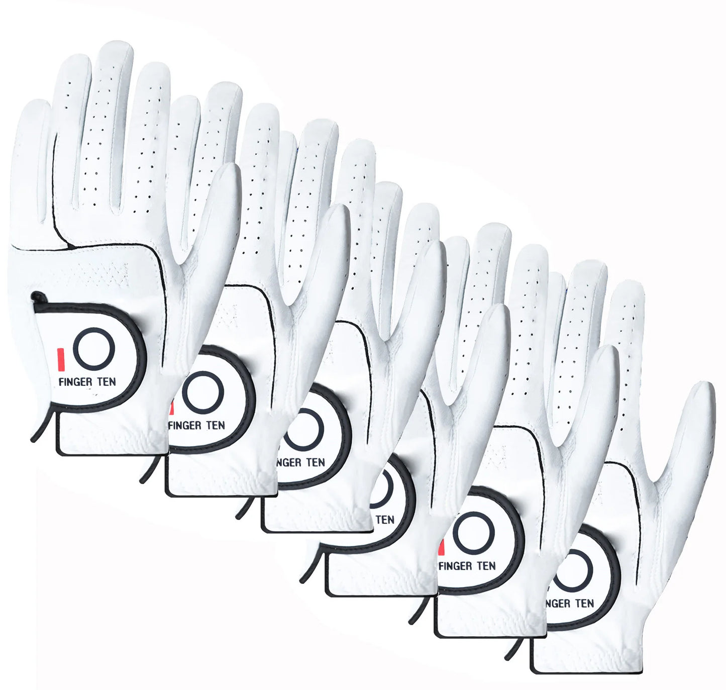 Left Right Hand Golf Gloves Men Leather Premium Cabretta Weathersoft Grip Golfer Glove Right Left Handed S -XL Drop Shipping