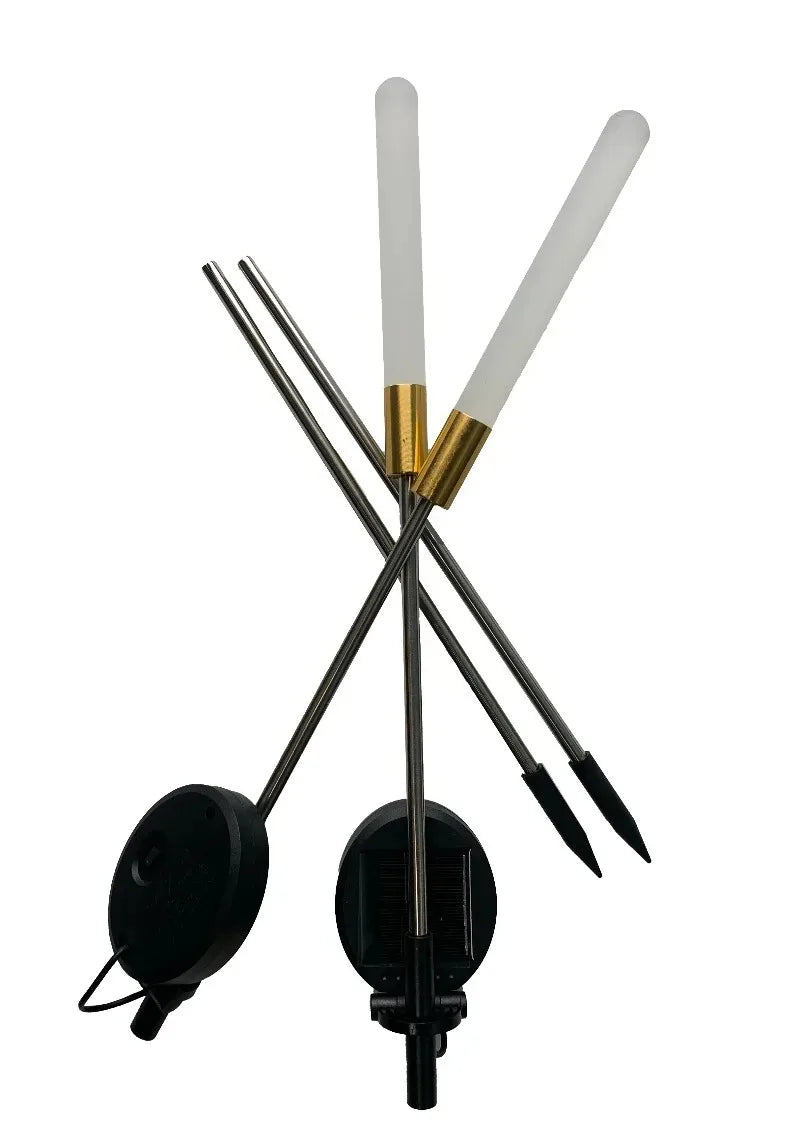 Solar Powered Luminous Reed LED Underground Lamps Outdoor Decorative Flower Stake for Yard Lawn Gardening Garden & Christmas