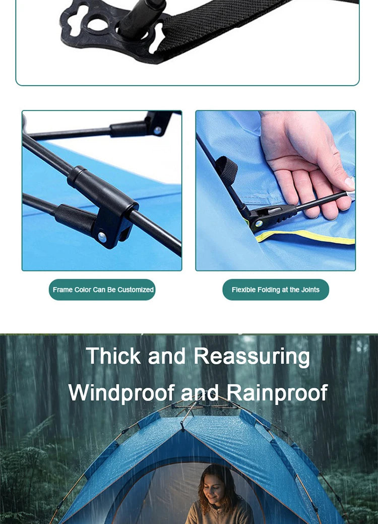 EMER Outdoor Camping Tent Automatic One-touch Tent Waterproof Picnic Tourist House for Travel Hiking Fishing Camping Supplies