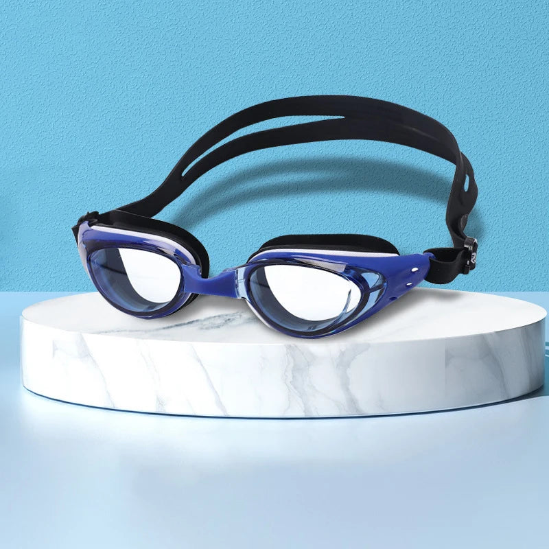 Plating Myopia Swim Goggles Men Women Professional Swimming Pool Water Sports Waterproof Glasses Anit Fog UV Shield Eyewear New
