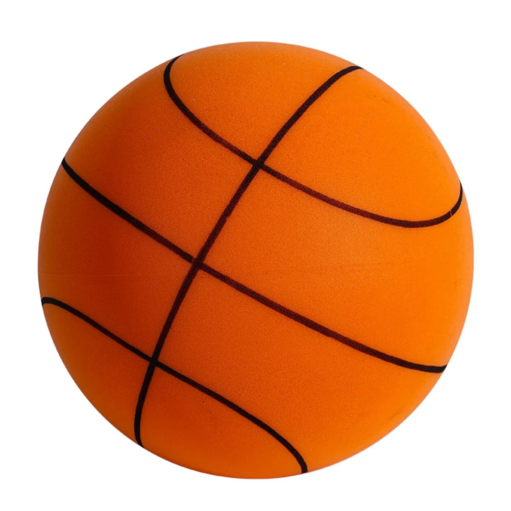 Kids Indoor Silent Basketball Ball 21/18cm High-Resilience Foam Silent Basketball Lightweight Small Basketball Basket Sports Toy
