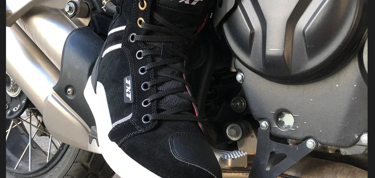 Men's Motorcycle Racing Shoes Breathable Anti-drop Off-road Rider Rally Shoes Racing Equipment