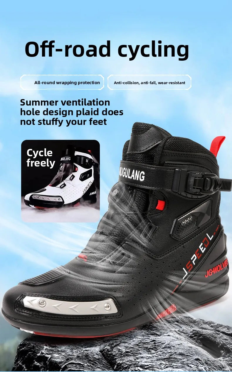 New MOTO shoes summer breathable non-slip wear-resistant riding boots outdoor riding Boots For Motorcycle 47