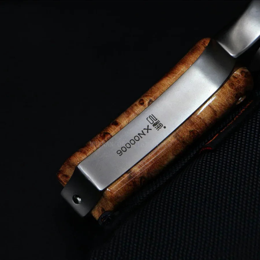 Stainless Steel Slingshot with Flat Rubber Band Hunting Catapult Accessories Outdoor Sports High Quality