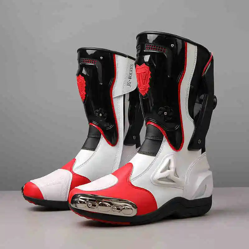 36-47 Anti Fall Motocross Boots Wear-resistant Motorcycle Boots Men's Women Racing Boots Safe Riding Equipment Rally Shoes