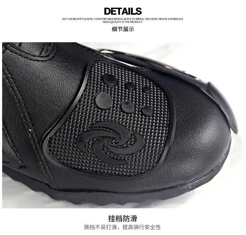 Riding Tribe Motorcycle Riding Shoes Summer Off-road Road Racing Long Boots Knight Anti-drop Motorcycle Shoes Men racing shoes