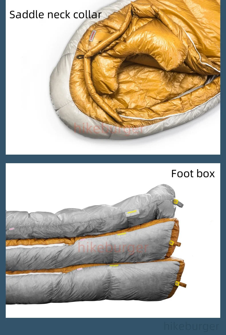 Black Ice Z-series 800FP Outdoor Camping Sleeping Bag Ultralight Coldproof Mummy Goose Down Tent Thickness Sleeping Bag