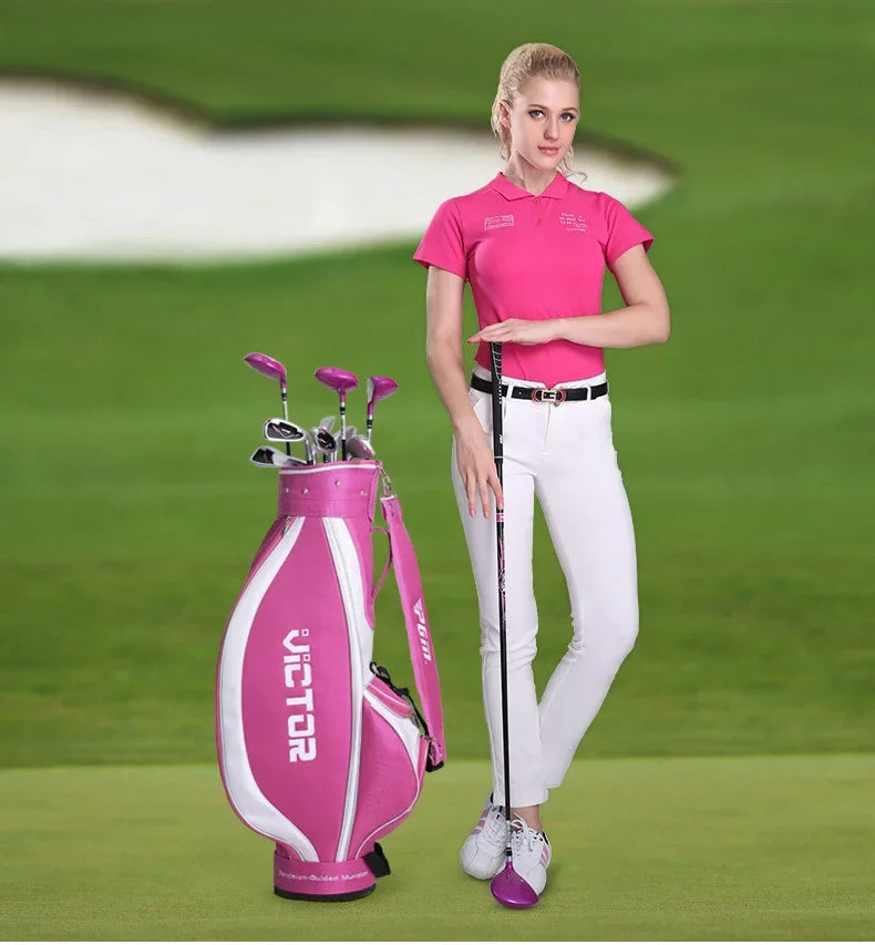 PGM Golf Clubs Golf Club Set Ladies Beginner Complete Set 12 Pcs/9 Pcs/4 Pcs,carbon Rod/steel Pole LTG007