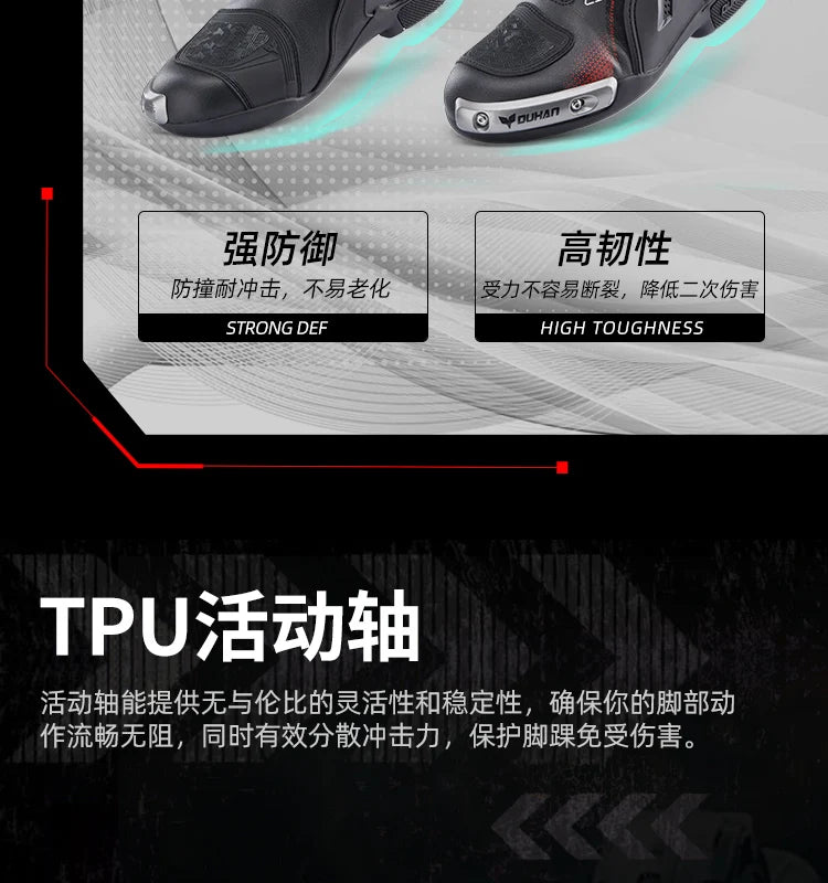 Motorcycle Boots Racing Off-road Shoes Non-slip High-top Motorcycle Professional Waterproof Mountain Bike Boots