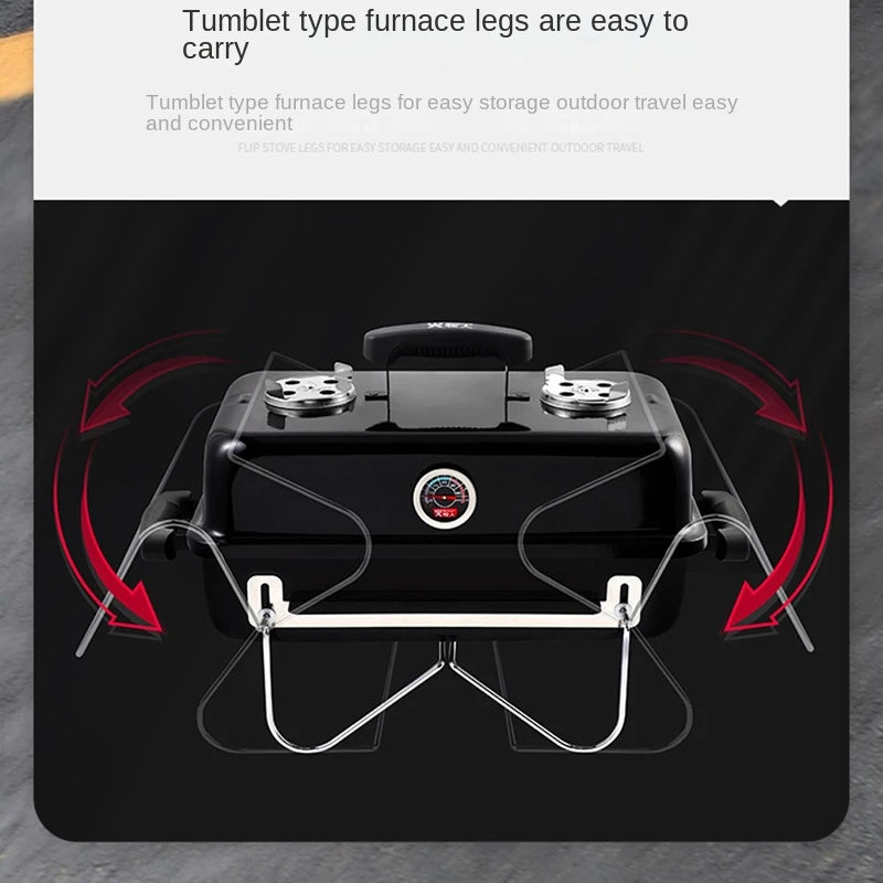 Charcoal Grill Charcoal barbecue oven outdoor household folding portable barbecue grill BBQ