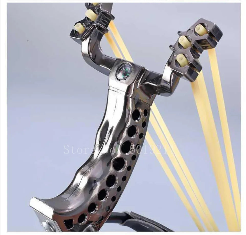 Wrist Rest Assist Slingshot Hunting Resin Slingshot Sling Shot With Rubber Bands Outdoor Hunting Catapult Shooting Steel Balls