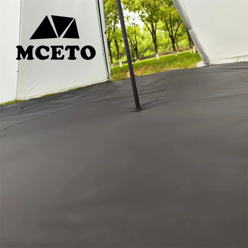 4.6 M Polygon Camping Mat Oversize Outdoor Picnic Mat Decagon Big Pyramid Tent Ground Sheet Simple Awnings Shelter Beach Blanket