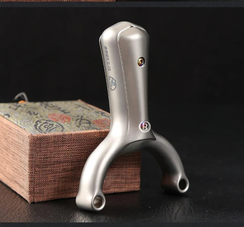 Slingshot Metal Precision Shooting Slingsshot Outdoor Hunting Archery Caza Set High Precision Slingshot Hunting