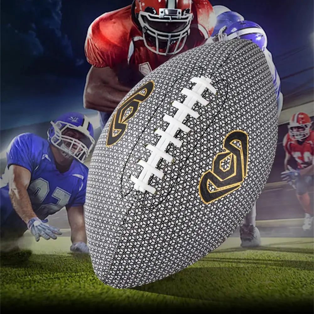 Anti Slip And Wear-Resistant British Reflective Rugby Size 6 And 9 Adult Training Competition American Rugby