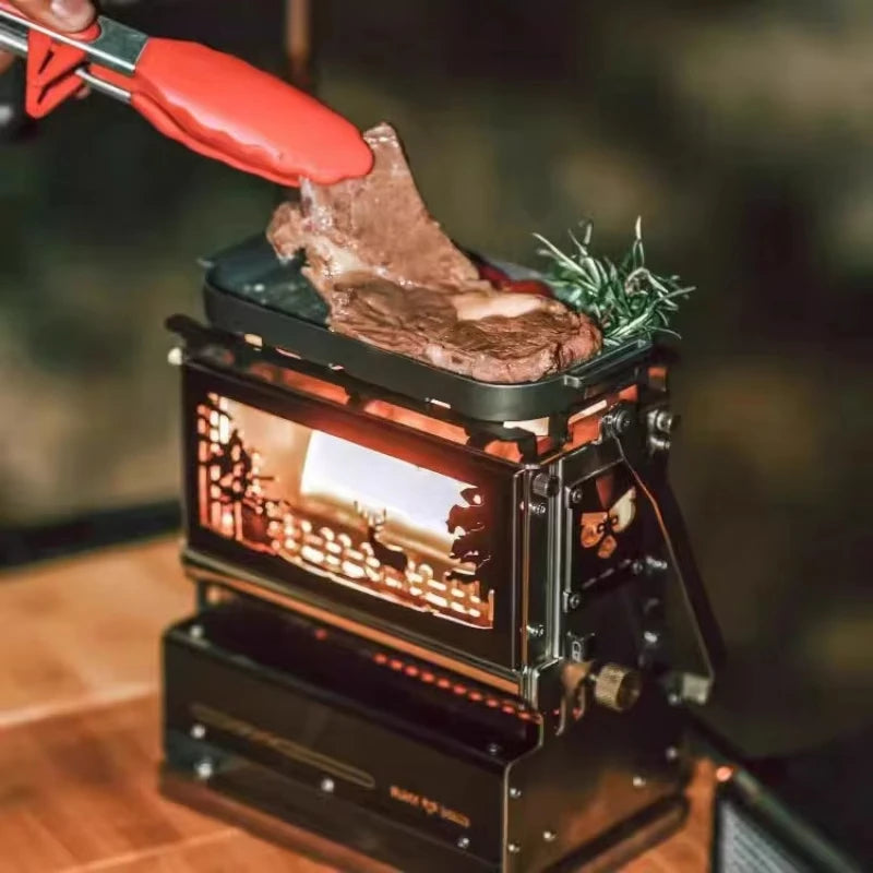 Portable Oil Lamp Stove Portable Outdoor Retro Camping Kerosene Lamp Camping Supplies Alcohol lamp