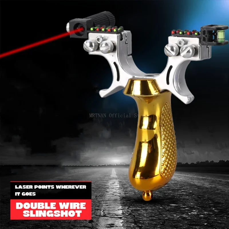 Double Spiral Fast Compression Slingshot Outdoor Sports Hunting Shooting Catapult Competition Practice Shooting Acessories