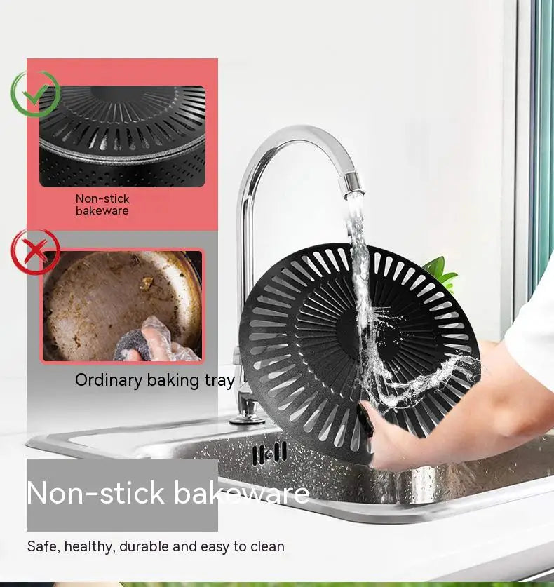 Outdoor BBQ barbecue stove multifunctional portable mini stainless steel adjustable firepower household charcoal barbecue stove