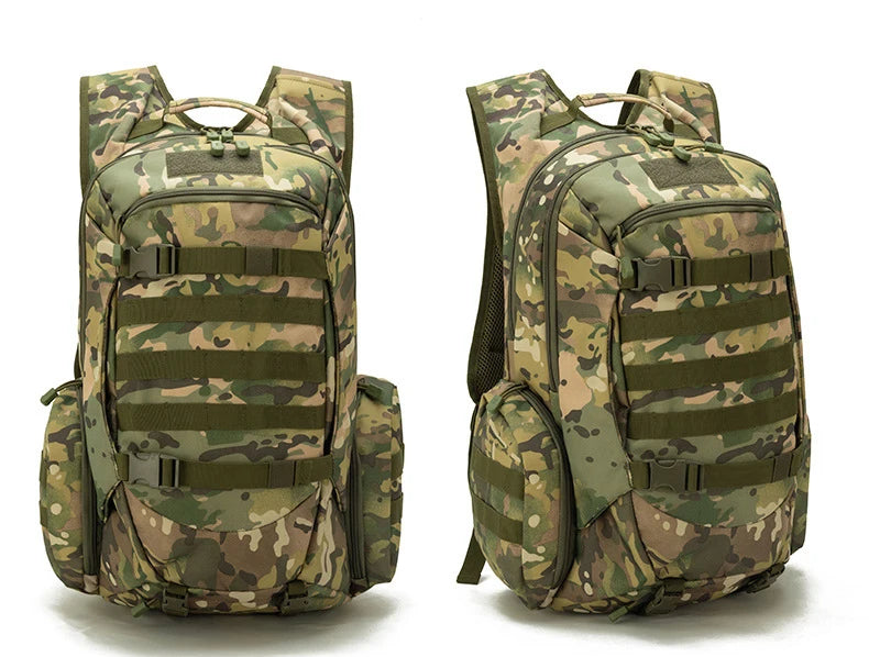55L Tactics Backpack High Capacity Camping Backpacks Outdoor Army Camouflage Shoulder Bag Multifunction Fashion