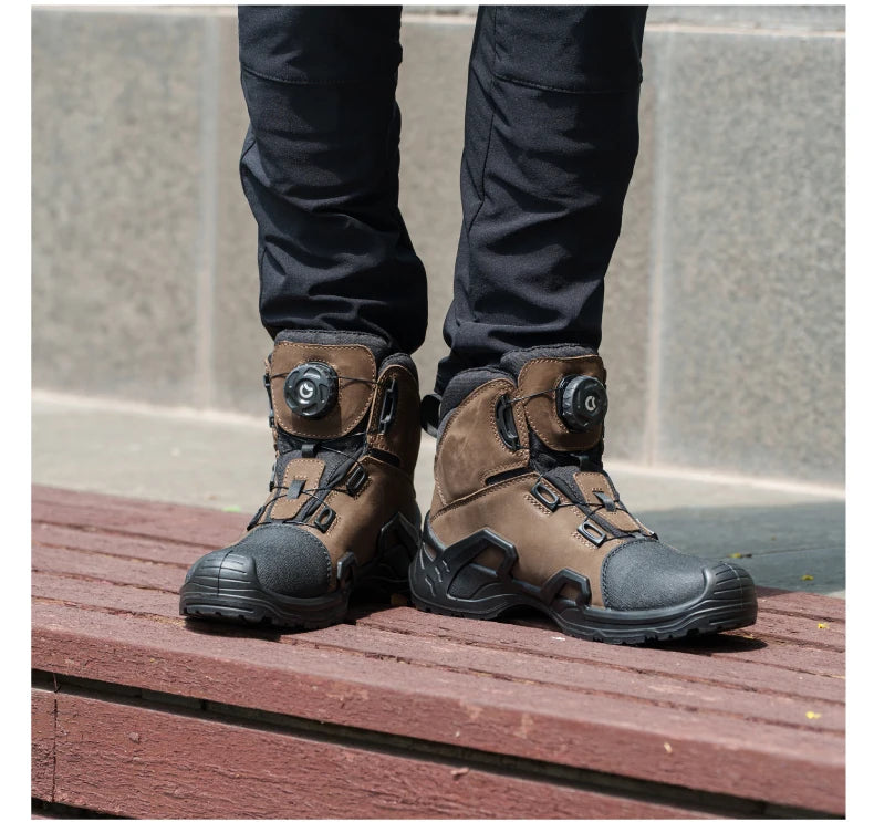 CC Motorcycle Riding Boots Men Leather Motorbike Shoes Breathable Anti-slip Anti-fall XRD Ankle Protection Motocross Short Boots