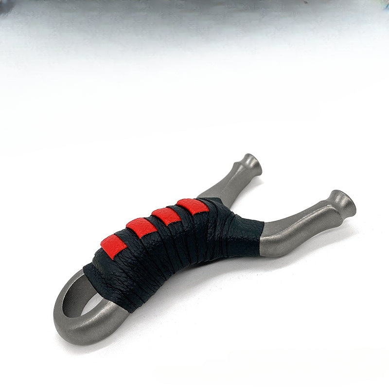 New 440C Stainless Steel Slingshot Recurve Design Catapult with Rubber Band Set Outdoor Hunting Sports Entertainment Tools Toys