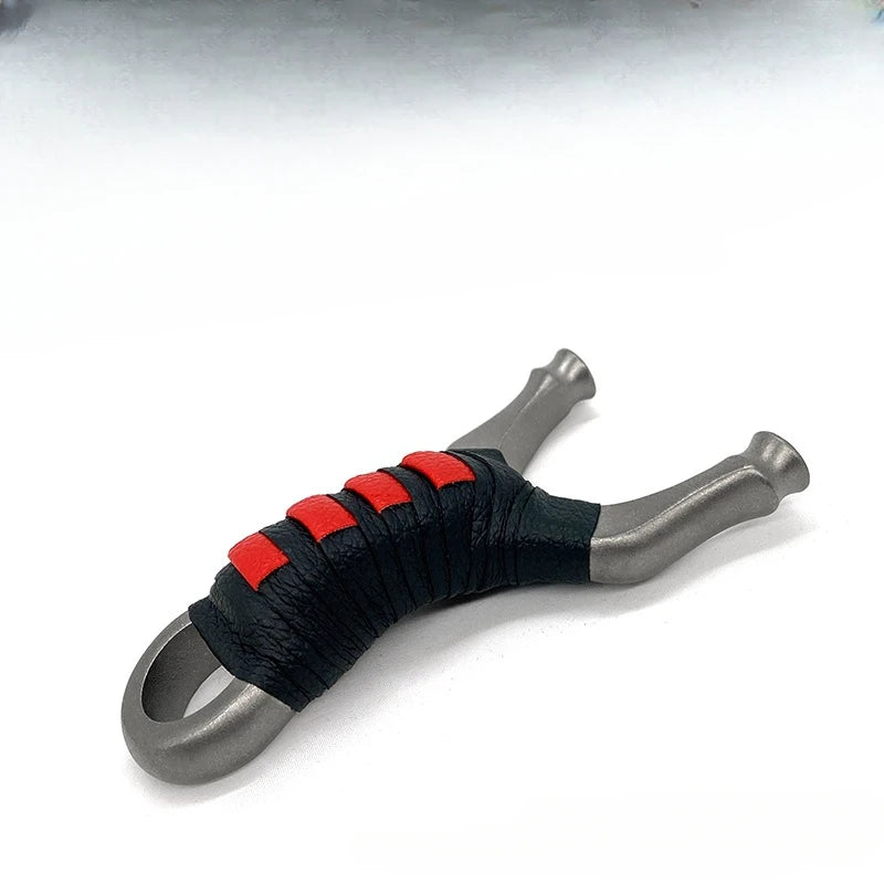 New 440C Stainless Steel Slingshot Recurve Design Catapult with Rubber Band Set Outdoor Hunting Sports Entertainment Tools Toys