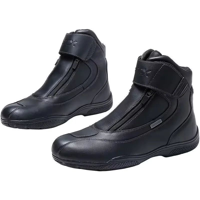 Motorcycle Riding Boots Men's Anti-slip Wear-resistant Locomotive Cycling Shoes Comfort Waterproof Anti-drop Four Seasons