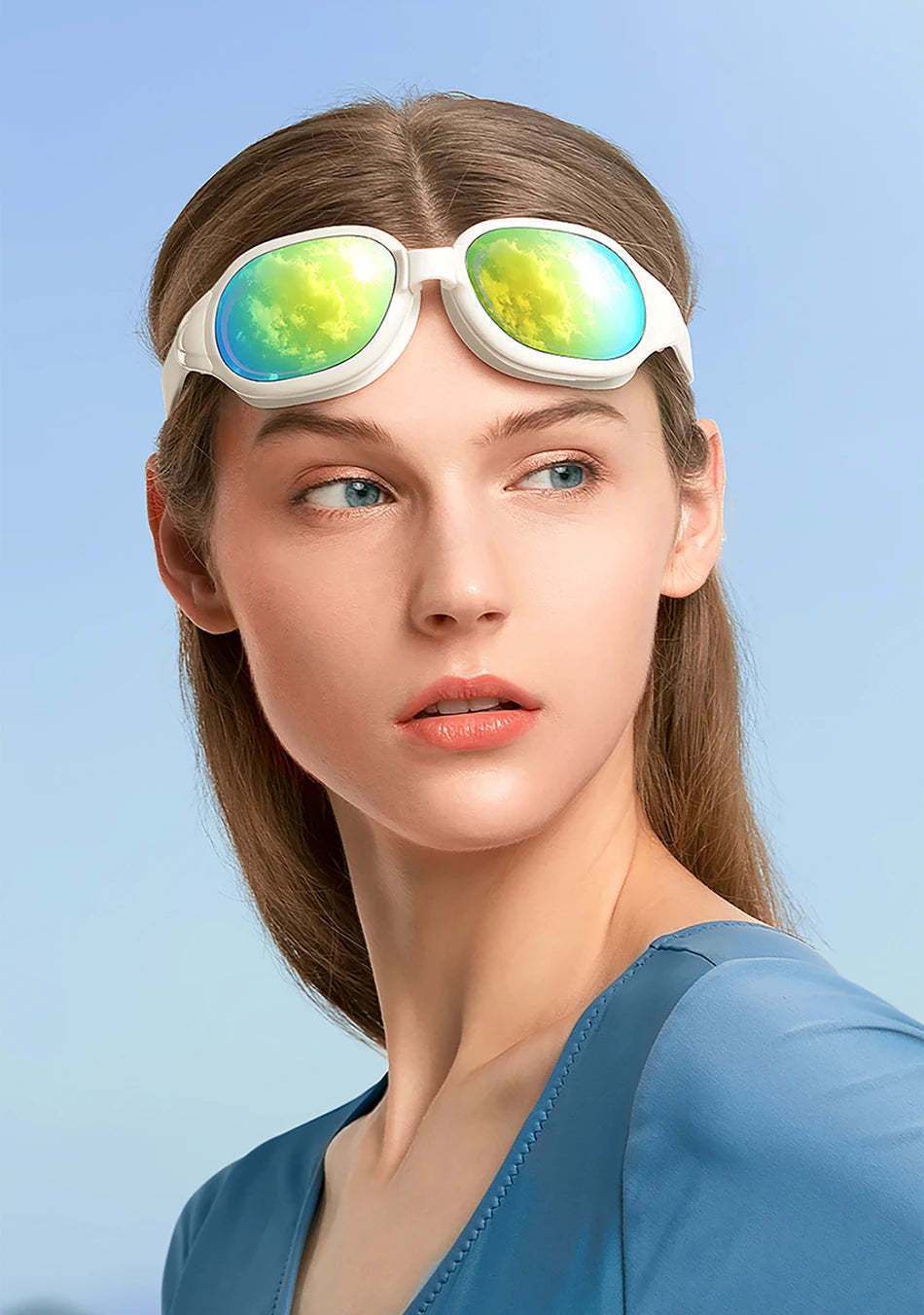 COPOZZ Swimming Goggles Myopia 0 -1.5 to -7 Men Women Anti fog UV Protecion Waterproof Swimming Glasses Diopter Swim Eyewear