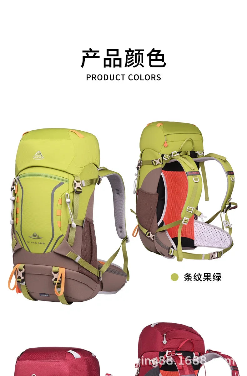 40L Ultralight Hiking Backpack for Men & Women Multi-Purpose Travel Pack | Large Capacity Trekking Camping Climbing Outdoor Gear