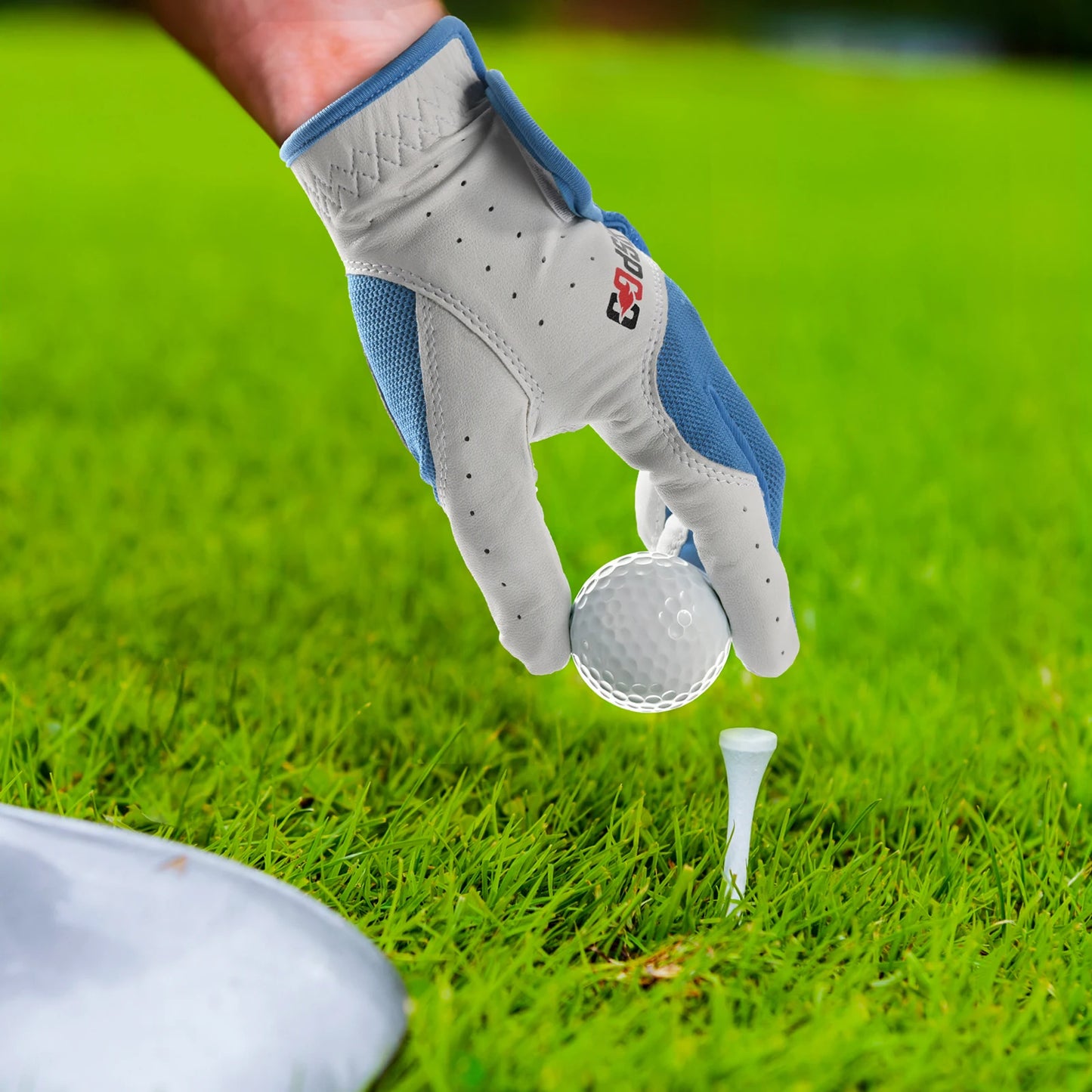 RSPGO Men's and Women's Single Pack Left - Handed Breathable Golf Gloves Crafted from All - Premium Soft Cabretta Leather