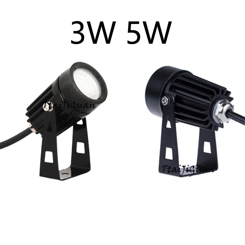 3W 5W 10W COB Outdoot IP65 Waterproof led Garden Lamp AC85-265V DC12V Outdoor Lighting Garden Light Landscape LED spotlight
